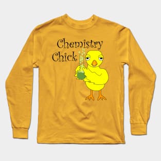 Chemistry Chick Text Long Sleeve T-Shirt